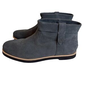 UGG Josefene Cuff Boots Distressed Suede Grey Booties Size 10 NEW